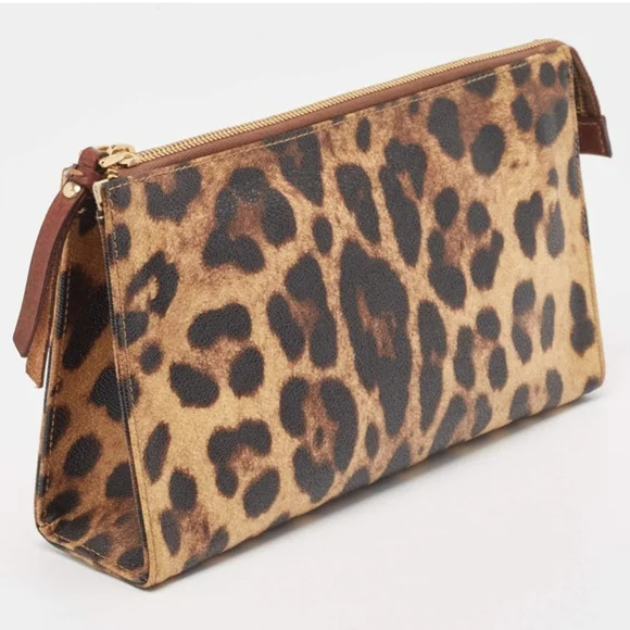 Dolce & Gabbana Leopard Print Clutch Wristlet - Picture 5 of 12